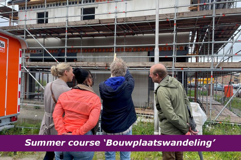 Summer course 'Bouwplaats wandeling' in Amersfoort Vathorst